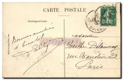 Antieke ansichtkaart Antieke ansichtkaart: NICE - Quai du Midi - Algemene uitzicht — Uitgave Baylone Frères, Nice, n° 843 — Achterkant