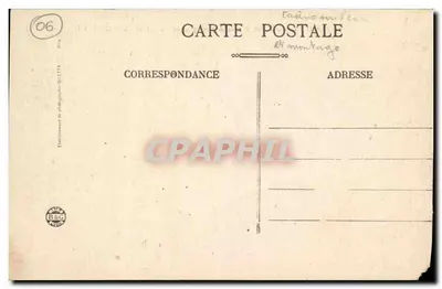 Côte d'Azur z lotu z Nice do Menton — J. Giletta, Fot. — Rewers