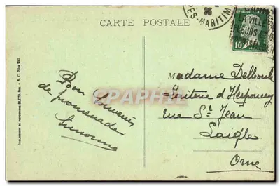 Nice - Jaskinia - Ogrody Albert I — Wydawnictwo Giletta, n°7 — Rewers