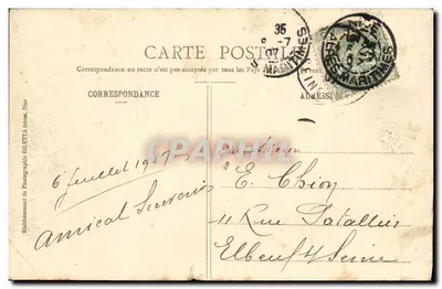 NICE - Promenade du Midi - Poissonnerie — Édition Giletta, phot. Nice, n°4 — Rewers