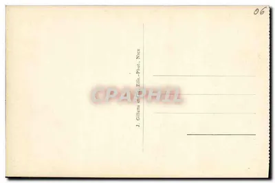 Nice - A Nova Igreja Russa — J. Gilletta, Nice, n°58 — Verso