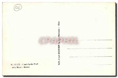 Nice – Wjazd do portu i Mont-Boron — Munier — Rewers