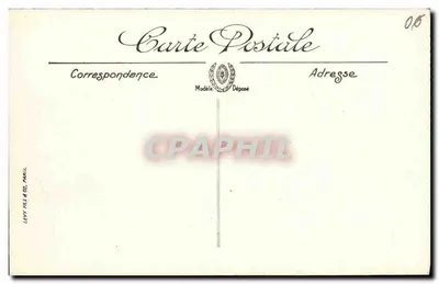 NICE — Panorama — Le Château et le Moni-Boron — SELECTA — Verso