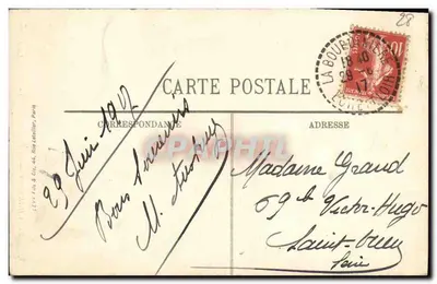 Chartres — Katedra — Wniebowzięcie — LL — Rewers