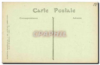 Chartres — Dekoracja tympanu okna domu z XIII wieku — ND Phot. — Rewers