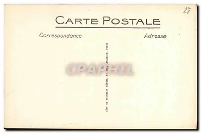 Katedra w Chartres — Vousssure portalu południowo-zachodniego « Les Gémaux » (1145–1160) — Wydawca Lévy i Neubben Réunis, Paryż — Rewers