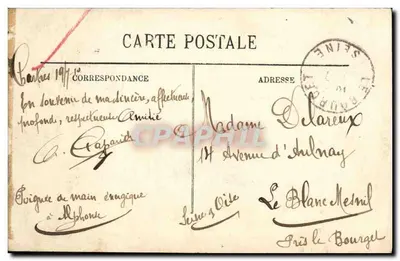 Chartres — Plac Châtelet i Katedra — LL. nr 237 — Rewers