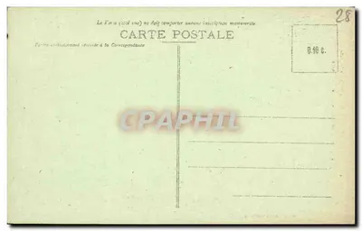Chartres — Wieża Katedry — Widok z góry Porty Guillaume — Foucault, Dreux, n°66 — Rewers
