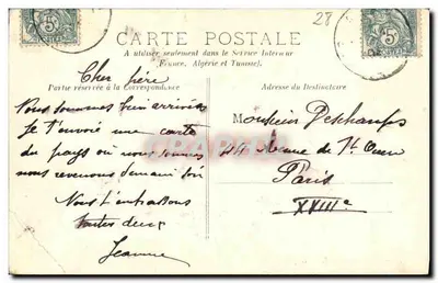 Castelo de Anet — A Capela — Ch. Foucault, editor — Dreux — Verso