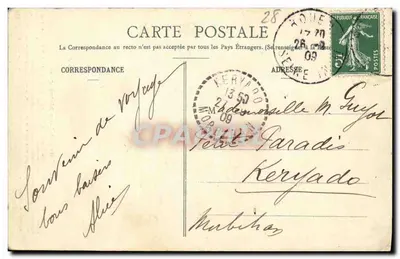 Inauguração do Castelo de Valentinis — Eure-et-Loir — Ch. Forecault, edição n°14 — Verso