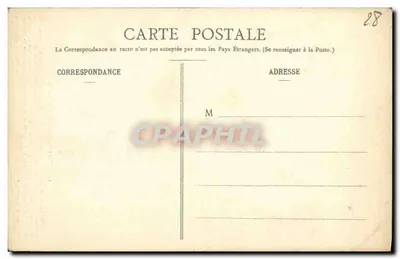 Castelo de Anat — Inauguração — Ch. Fouteault, édit. n°14 — Verso