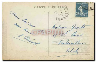 Castelo de ANET (E.-et-L.) — A Entrada Principal — Século XVII — Editor: E. Rousseau, Orléans — Verso