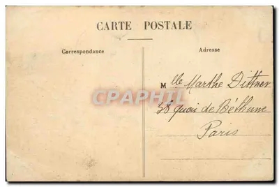 Zamek w MAINTEMON (XI wiek) — Strona Północna — Ch. Foucault, wyd., Dreux — Rewers
