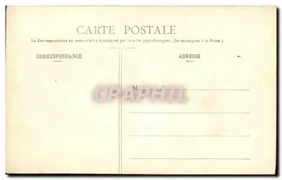 Castelo de Maintenon — Vista sobre a Peça d'Água — Ch. Foucault, editor, Dreux — Verso