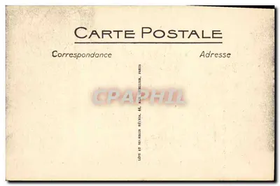 Castillo de Maintenon — Fachada septentrional — ND — Reverso