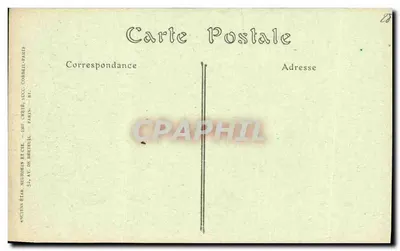 Odekorowanie tympanu okna domu z XIII wieku — Chartres — Wydawnictwo NDRIOT, n° 1180 — Rewers
