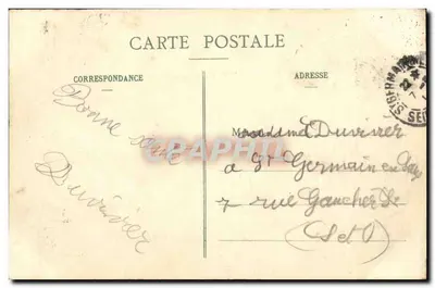 Chartres - Portail Północny Katedry — Chr. Foucault, wyd., Dreux, nr 79 — Rewers