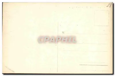 Chartres — Katedra św. Aignana — widok fasady z rożnem i wieżami — G. Foncault, wyd. Dreux — Rewers