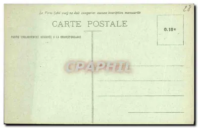 Chartres (E.-et-L.) — O Pont Novo — G. Foucault, editor, Dreux — Verso