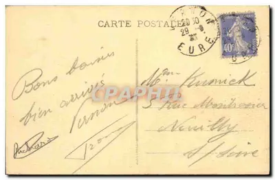 Vernon (Eure) — Stary Most i Wieże Vernonnet — Foto Éd. Larrue, Vernon — Rewers