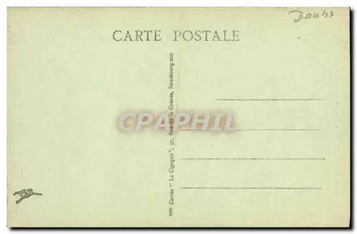 Besançon-les-Bains — Igreja de La Madeleine — Editor: Cartas 'A Cegonha', Strasbourg — Verso