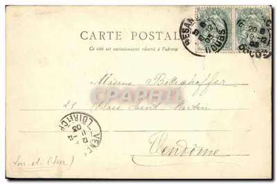 Besançon - Pensionnat St-Vincent, Vista da Est — Verso