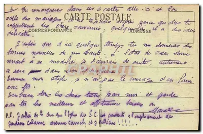 BESANÇON — Intérieur de l'Église de Notre-Dame — Excursion en Franche-Comté, n°135 — Verso