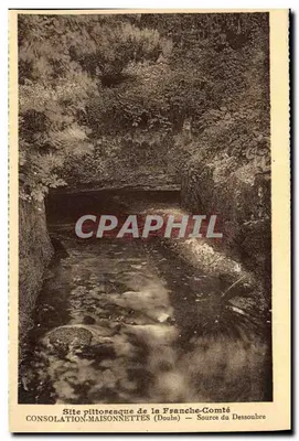 Fonte do Dessoubre — Consolation-Maisonnettes (Doubs) — Local pitoresco da Franche-Comté