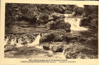 Consolação-Casas de Campo — Cachoeira do Dessoubre — Local pitoresco da Franche-Comté