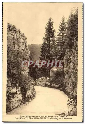 Consolation-Maisonnettes (Doubs) — O Oratório — Local pitoresco da Franche-Comté
