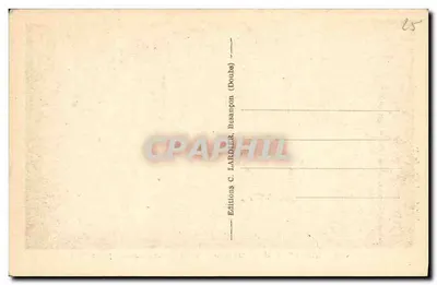 Clínica de Arguel (Doubs) — Villa do médico adjunto — Cliché Clínica Arguel — Verso