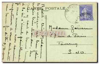 Zamek Saussignac — Stare Zamki Dordogne — nr 420 — Rewers
