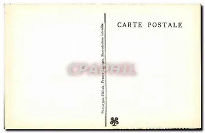 Laugerie-Basse (Les Eyqies, Dordogne) — Um canto das habitações sob a falésia — Phototypie-Hélios, França — Verso
