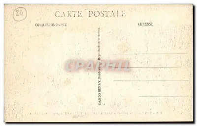 Les Cloîtres (mon. hist.) — A Promenade dos Monges — D.B. CADOUIN (Dordogne) — Verso
