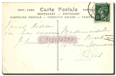 Crozant (Creuse) — Brzegi Creuse i Zamek — ND Phot. — Rewers