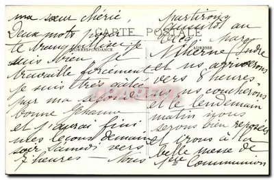 CROZANT (Creuse) — Le Ville e Vista delle Ruine — Editore sconosciuto, n° 14 — Verso