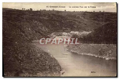 Crezant (Creuse) — Le nouveau Pont sur la Creuse — MFA