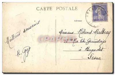Crezant (Creuse) — Le nouveau Pont sur la Creuse — MFA — Verso