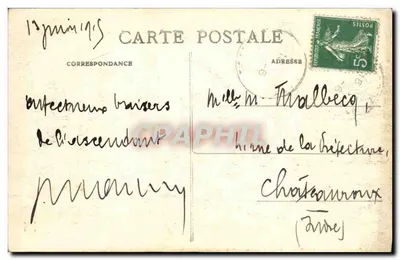 Crozant — Le Ruine e la Creuse — Editore La Creuse Pittoresque, n° 1106 — Verso