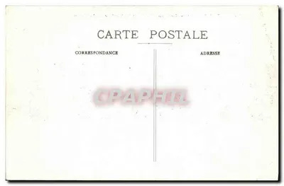 Crozant (Creuse) — A Torre Colin e o Rocher de la Fileuse — Editor não identificado, n° de série 9 — Verso