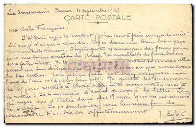 CROZANT (Creuse) — A Torre Colin e o Rocher das Fiação — Viso Censure 2210 — Verso