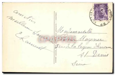 Chartres — Katedra. Najświętsza Maryja Panny pod ziemią. Grota Druidów — ND.94 — Rewers