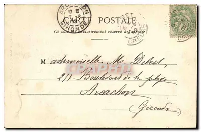 Capela do Convento da Souterraine (Creuse) — A. de Nussac, editor, Gobret — n° 37 — Verso
