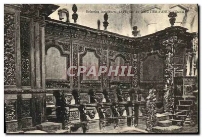 Boiserias internas da Igreja do MOUTIER-d'AHUN (Creuse) — Editor: G. Gudrat