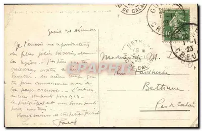 Boiserias internas da Igreja do MOUTIER-d'AHUN (Creuse) — Editor: G. Gudrat — Verso