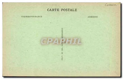 Le Moutier-d'Auhun (Creuse) — O medalhão do Cristo — Grav. e Imp. Saday-Bellegarde — Verso