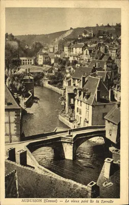 Aubusson (Creuse) — O antigo ponte da Terrade — Cimm