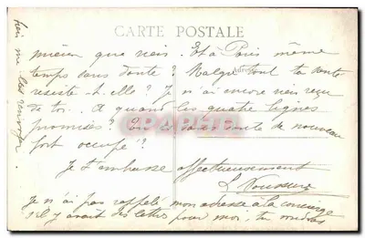 Arredores de Aubusson - Blessonac (Creuse) — O Castelo — MFA — Verso