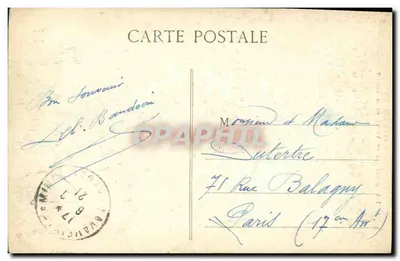 Piekła Creuse — Anzême — Dolina Creuse — Nowoczesna pocztówka nr 778 — Rewers