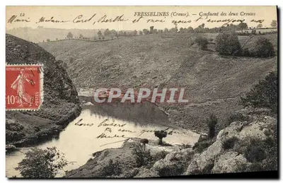 Fresselines (Creuse) — Conflito das duas Creuses — Editor não identificado, n° de série 12